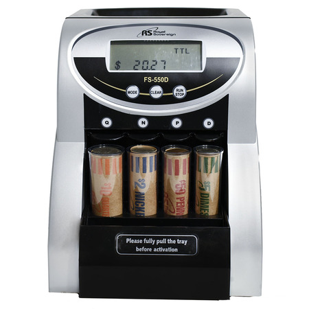 Royal Sovereign Coin Counter, 1 Row LCD FS-550D